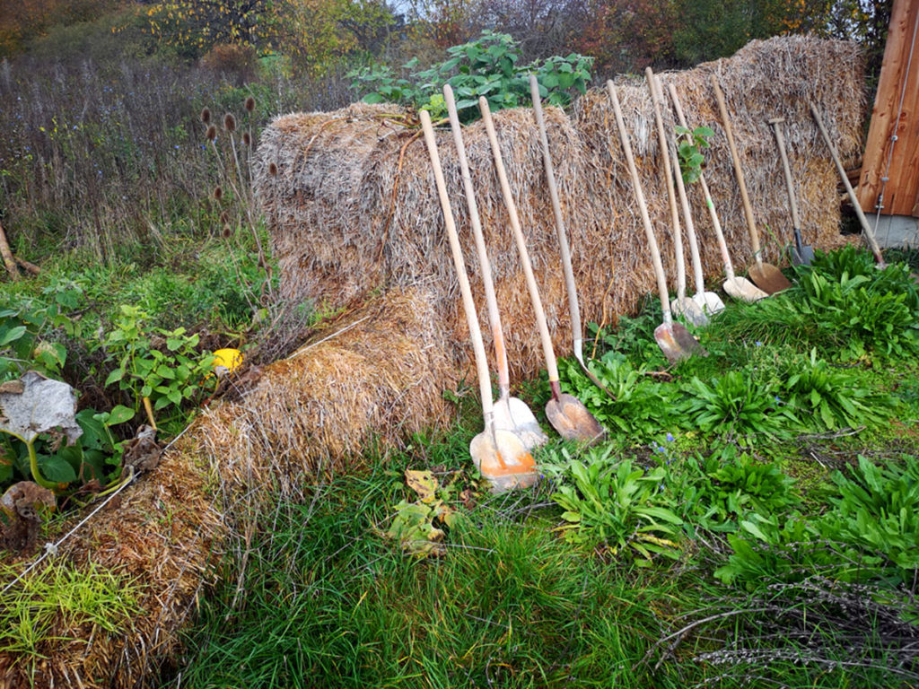 Arbeitseinsatz auf der Streuobstwiese.